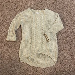 Cream sweater